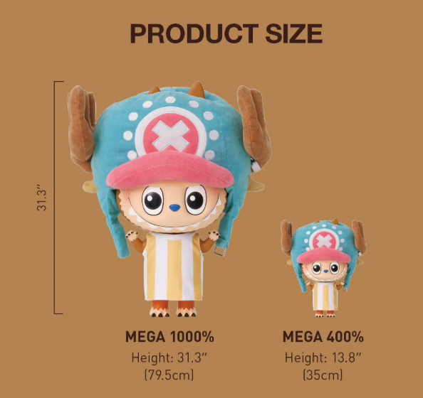 ポップマートメガラブブ×ワンピーストニートニーチョッパー 1000